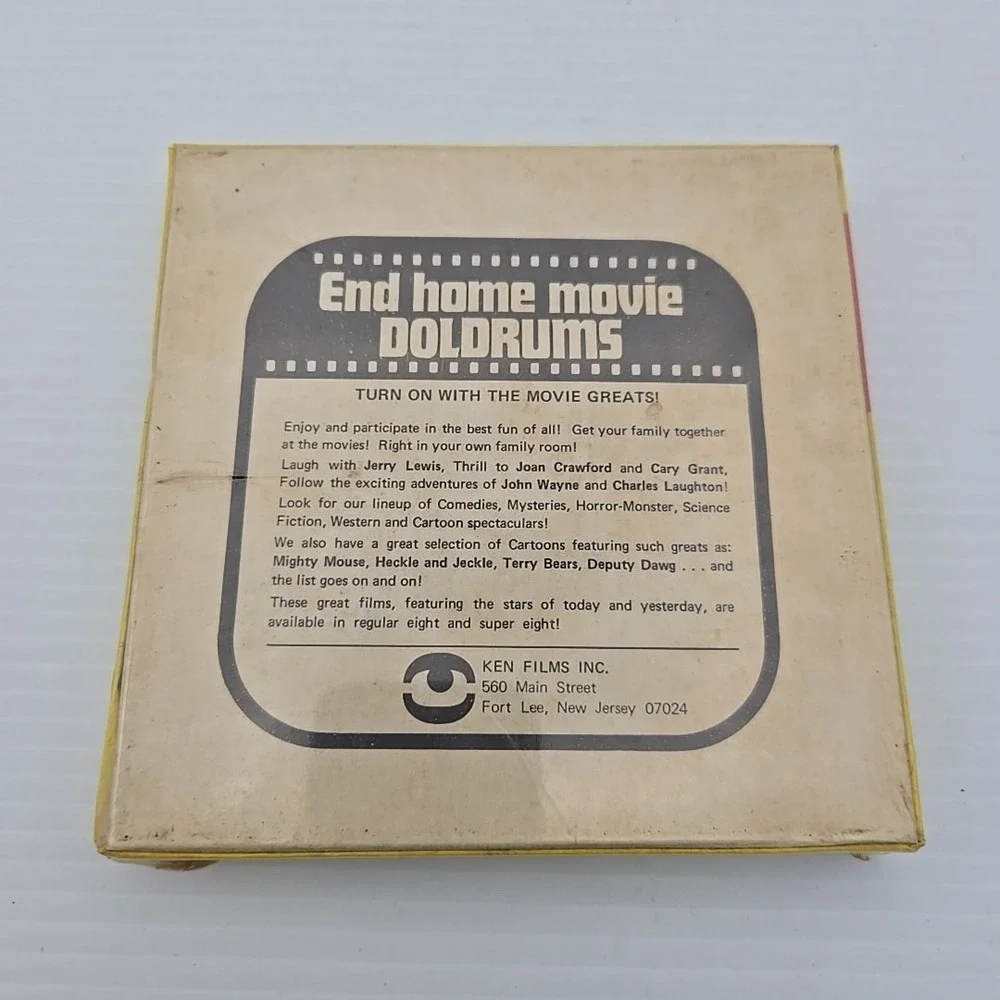 We're No Angels Super 8mm short movie film w/ cover‎ Humphrey Bogart
